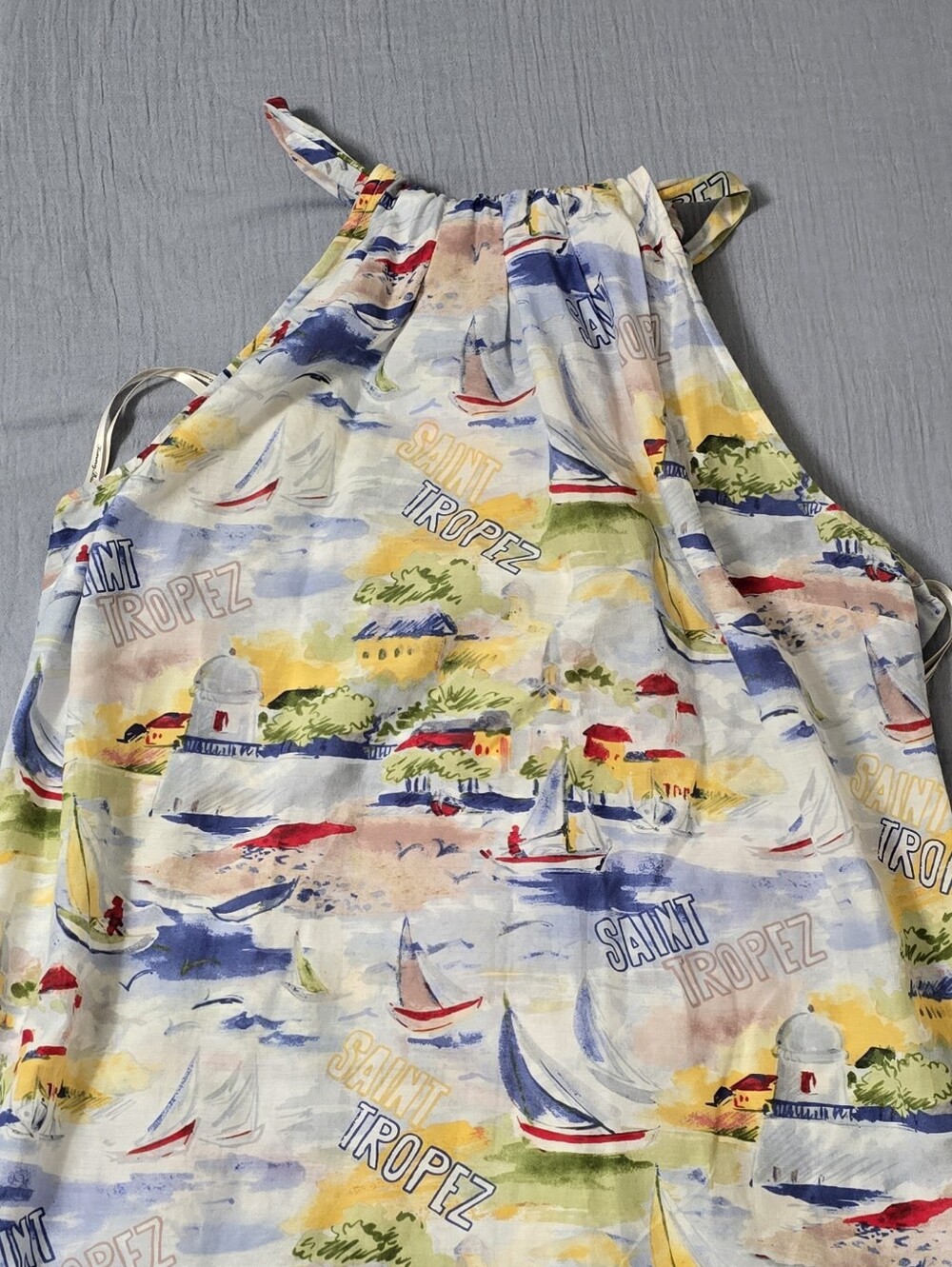 Tommy Bahama Multicolor Saint Tropez Halter Camisole with Coastal Print